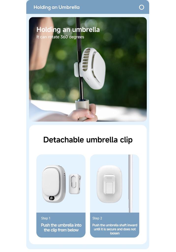Bladeless Turbine Waist Fan 2026