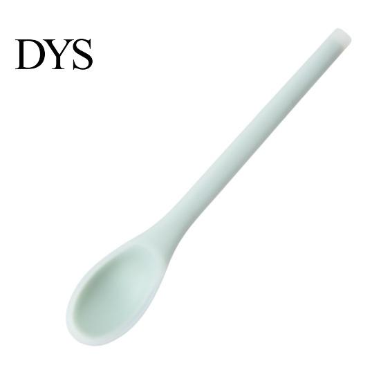 Spoon Soup Bent Head Long Handle Silicone Multi-purpose Ice Cream Scoop Portable Dessert Daily Use