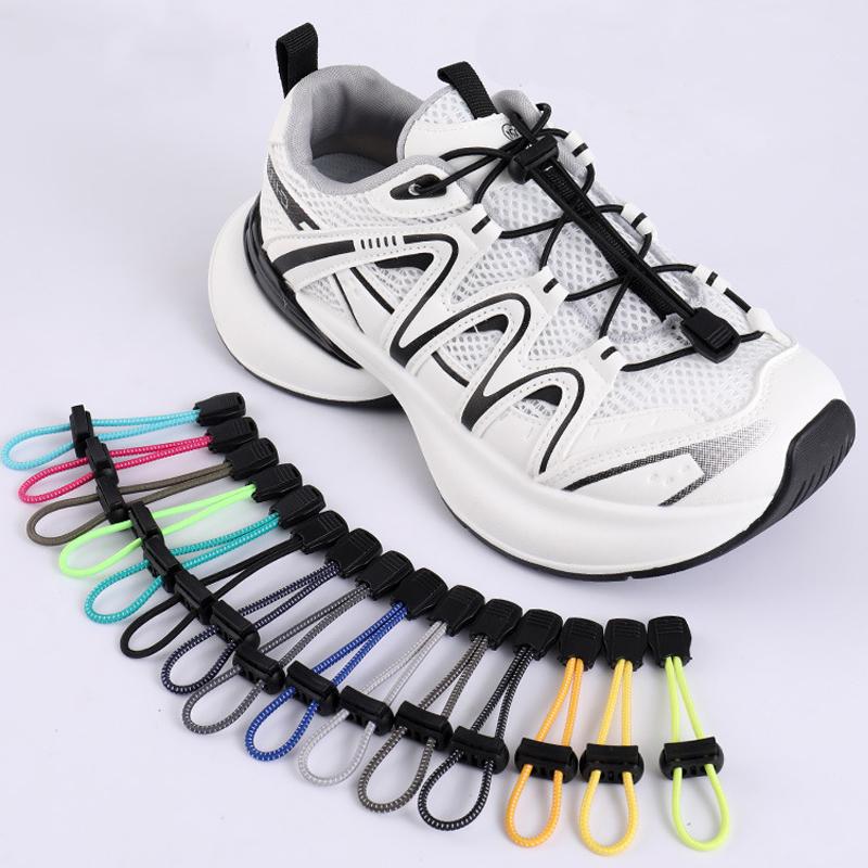 1Pair/3Pair New Unisex Round Elastic Shoelace High-Quality Laces for Sneakers and Casual Shoes Available in A Variety of Colors