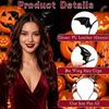 Fashion Halloween Bat Hair Clip Gothic Dragon Devil Hair Clips Pins  Festival Props