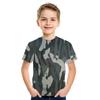 Kinderkleidung Camouflage Farbe 3D-Druck T-Shirt Jungen Mädchen Kleidung 2-10 Jahre Kind Baby Rundhals Oberteil Sommer Outdoor Spielkleidung