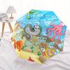 1pc Sea Creatures Themed High-quality Umbrella,Automatic Opening and Closing Umbrella,Multi-functional Umbrella G0811198
