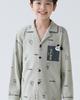 Lulu Jungen Langarm Baumwollpyjama - Cartoon-Stil für Frühling und Herbst