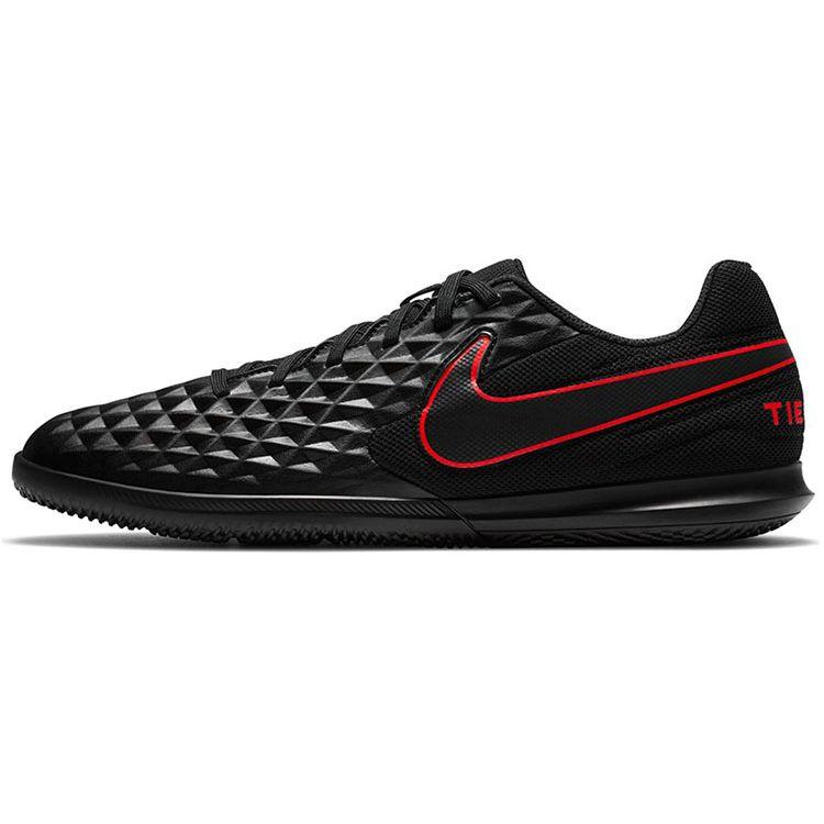 

Nike Legend 8 Club IC Chile Red Pack — черные мужские кроссовки темно-дымчато-серые AT6110-060