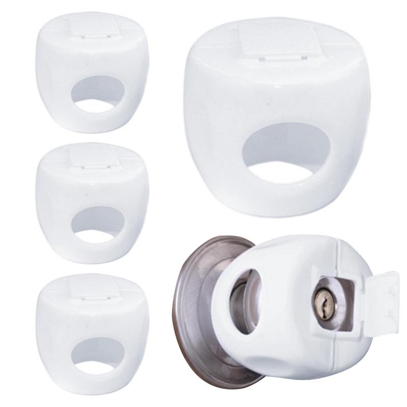 Childproof Door Knob Cover Childproof Safety Door Knob Protector 4X Stylish Doorknob Covers Kids Door Knob Protector For