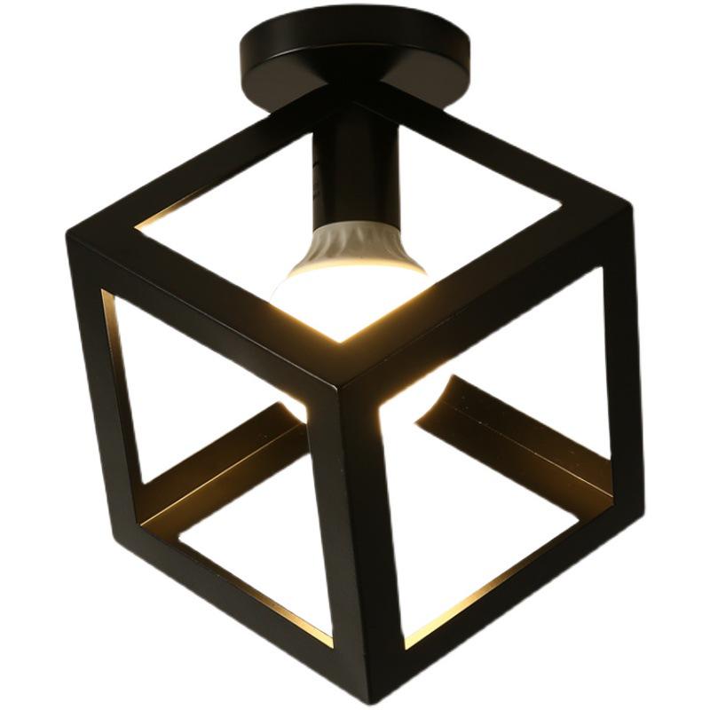 Modern Minimalist Ceiling Light for Foyer, Hallway, Corridor, Balcony, and Bedroom - Wrought Iron Design