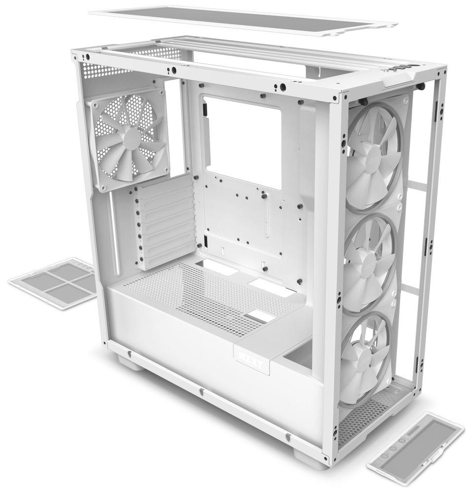NZXT Case H7 Elite White - Midi
