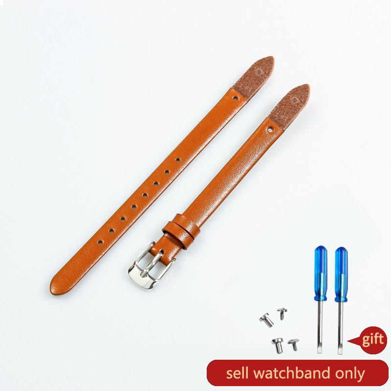 Genuine Leather Bracelet Strap Women Fashion Watchband 8mm Wristband for Fossil ES4340 4119 4000 3745 3861 4026 3862 Watch Band
