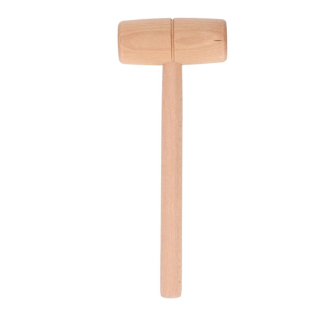 2Pcs Wood Hammer Inset Joint Multi Purpose Wooden Mallet for Factories Furniture Installation Carving Seafood Cracking