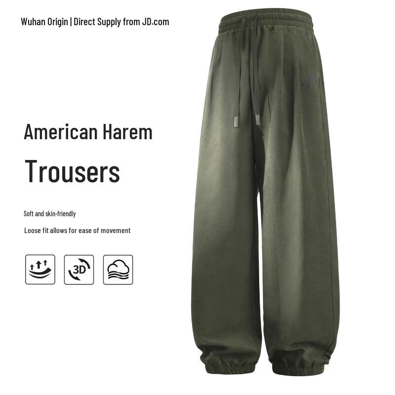 BVVOGUTT Men s Summer Breathable Harem Jogger Pants 3XL