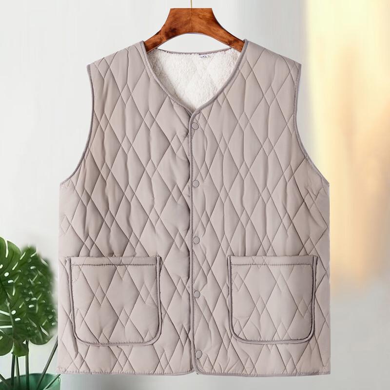 Women's Plus Velvet Thickened Warm Vest for Middle-aged & Elderly