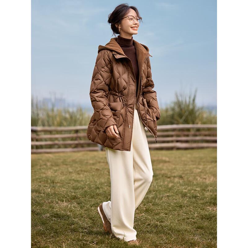 Mohanyimei Women's Hooded Duck Down Jacket