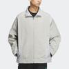 Adidas Originals Trefoil Solid Zip-Up Stand Collar Track Jacket Men Outerwear Light-Grey IK3710