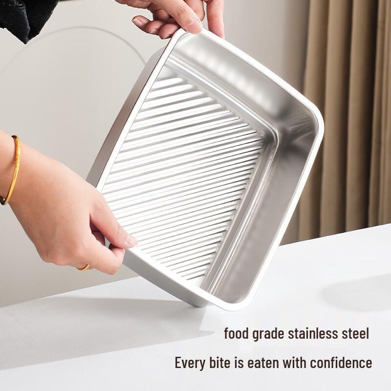 ZISIZ 304 Stainless Steel Food Storage Container