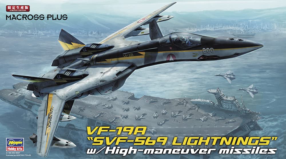 Hasegawa 1/72 VF-19A SVF-569 Lightnings with High Maneuver Missiles