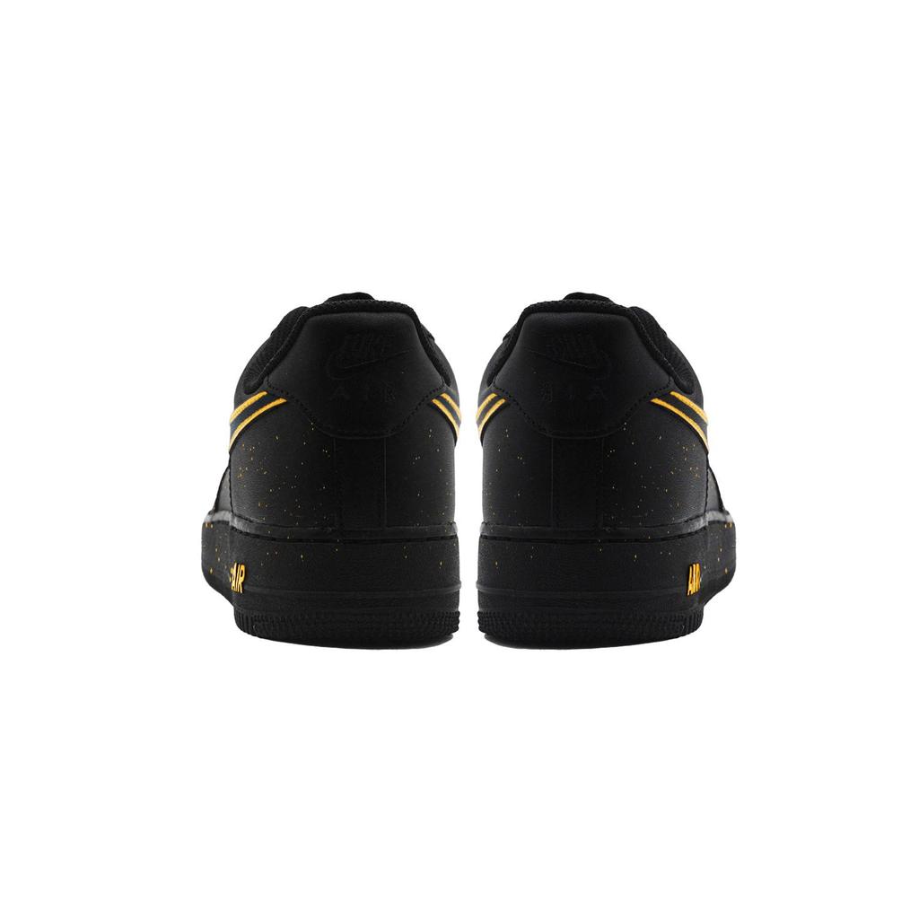 Nike Air Force 1 Guerriero Nero, Minimalista, Ombra Nera Ala Dorata Resistente all'Abrasione Scarpe da Skateboard Basse Unisex CW2288-001(Team830-s-box)