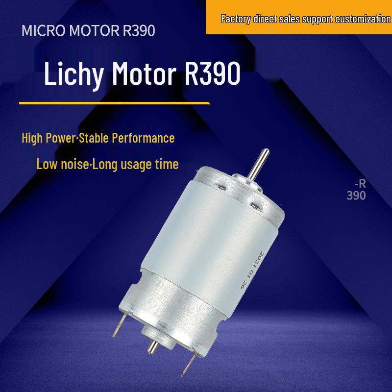 R390 Micro Motor for Electric Vehicles, RC Cars, Air Purifiers, and Hair Curlers X20