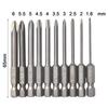 Brand New None Screwdriver Bits Screwdriver Bit Electric Hex Magnetic PH0 PH00 PH1 Screwdriver Bits 10PCS 6.35mm