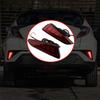 Car Flashing 1 Set for Toyota C-HR CHR 2016 2017 2018  LED Reflector Lamp Rear Fog Lamp Rear Bumper Brake Light