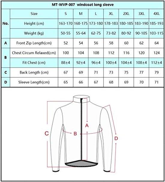 Morethan Windbreaker Cycling Jacket with and Back Pockets Size M Men's Ultra-Lightweight Water-Repellent (WVP-007), White,