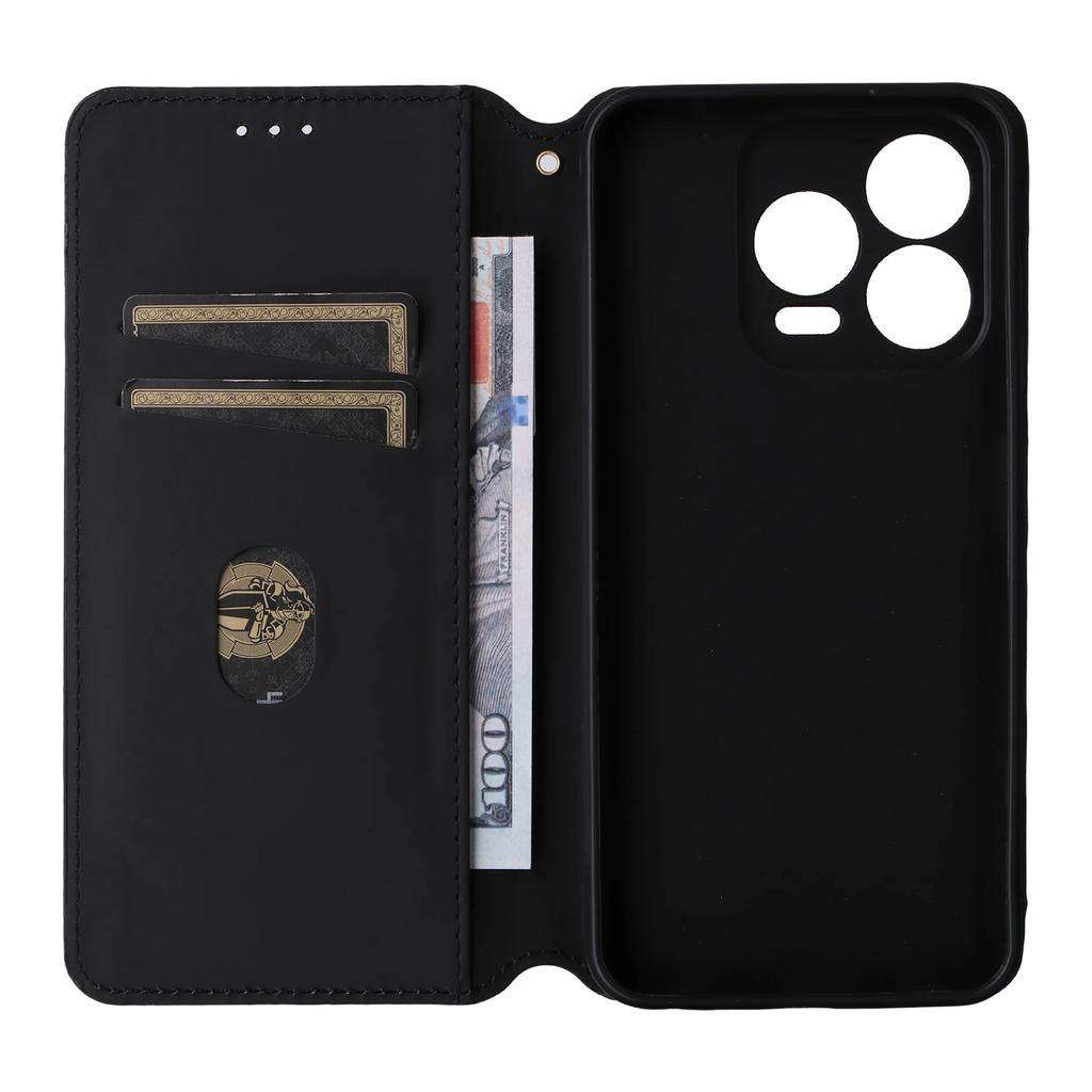 Plånboksfodral för ZTE Blade V70 Design/Nubia V70 Design/Blade V70 Vita Rombpräglat Läder Telefonskydd