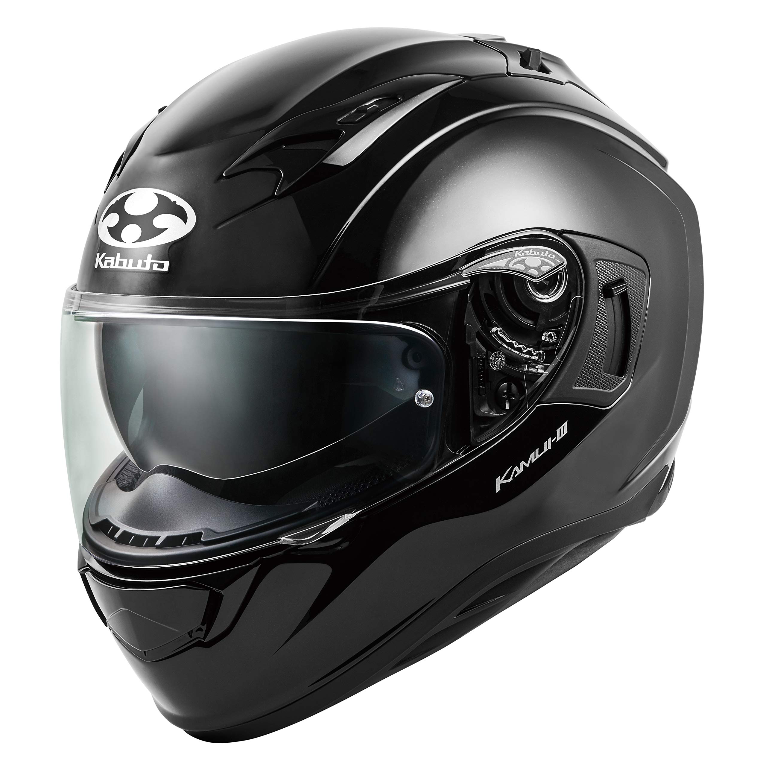 

OGK KABUTO Motorcycle Helmet Full Face KAMUI3 Black Metallic 584672 (Size M)