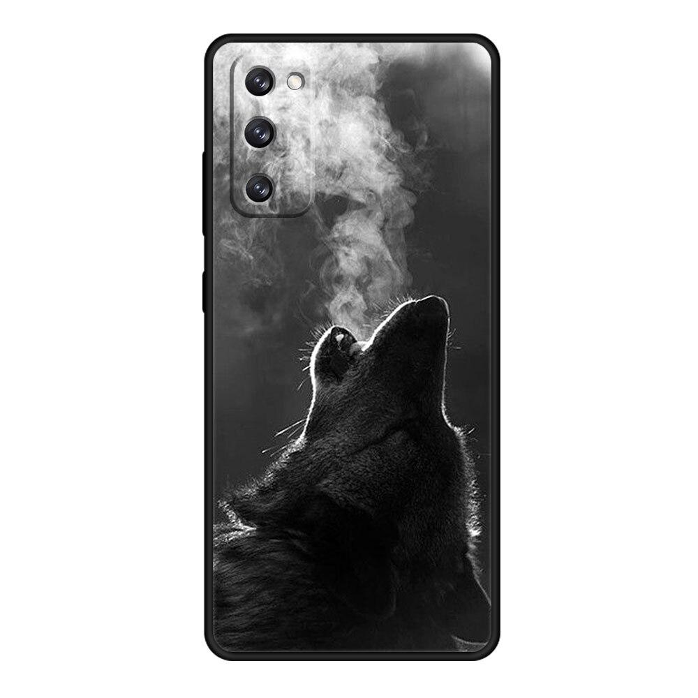 Für Samsung S10 S10e S21 Plus S7 S22 Ultra 5G S20 FE 2022 S8 S9 Telefon Funda Beast Lion Wolf Smartphone