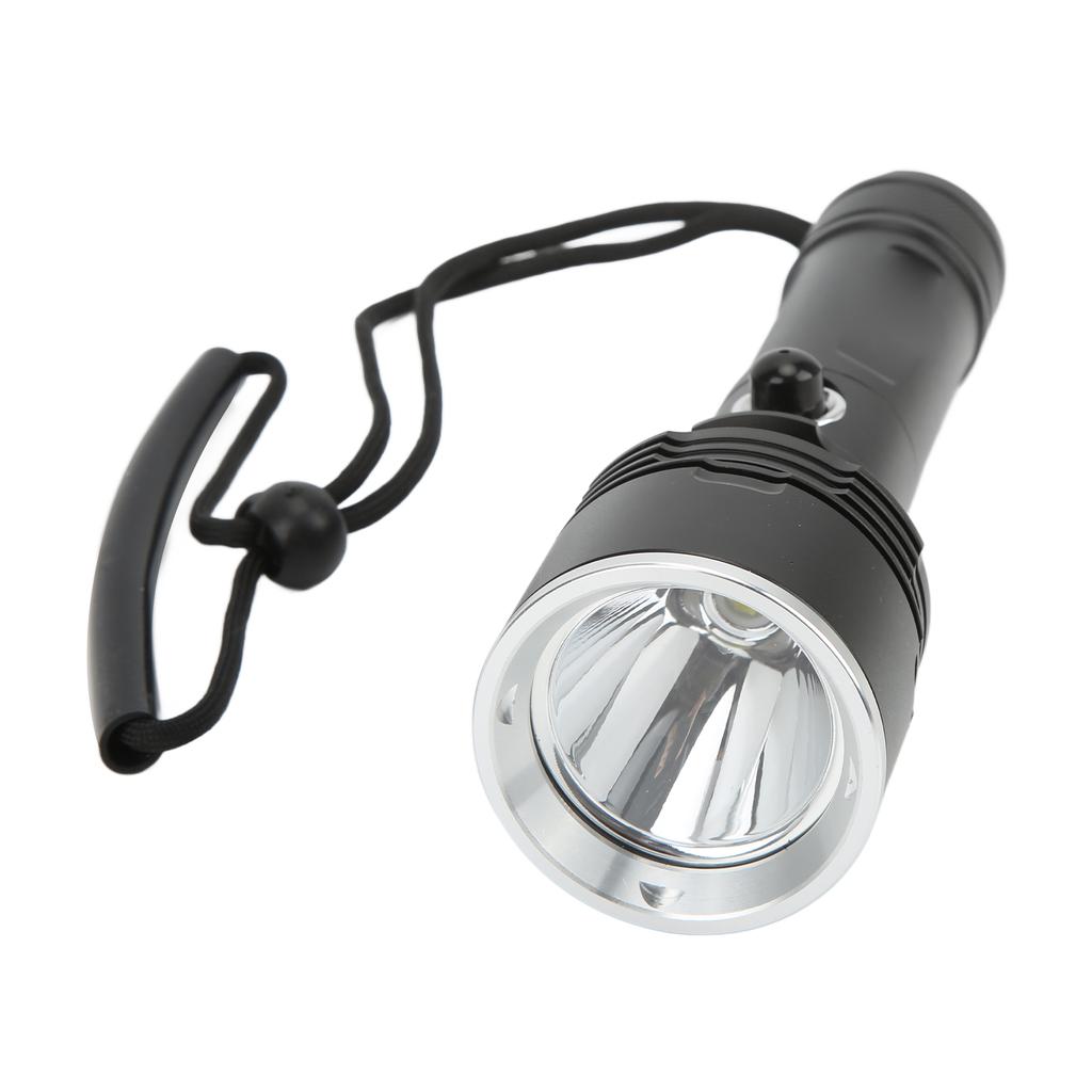 Latarka nurkowa 1500LM IPX8 Wodoodporna Magnetron XHP70 Latarka do nurkowania ze szkłem hartowanym do nurkowania podwodnego