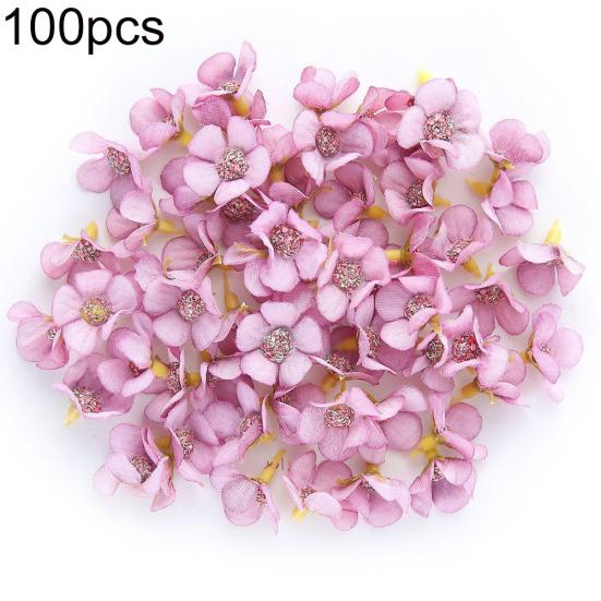 100 ks 2cm mini umělá květinová hlava sedmikrásky DIY svatební dekorace girlanda