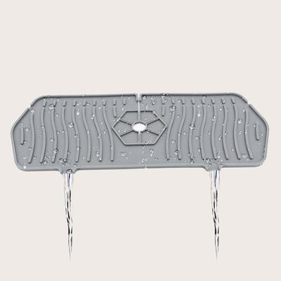 1 Stück - Küchenspüle Silikon Spritzschutz Abtropfmatte