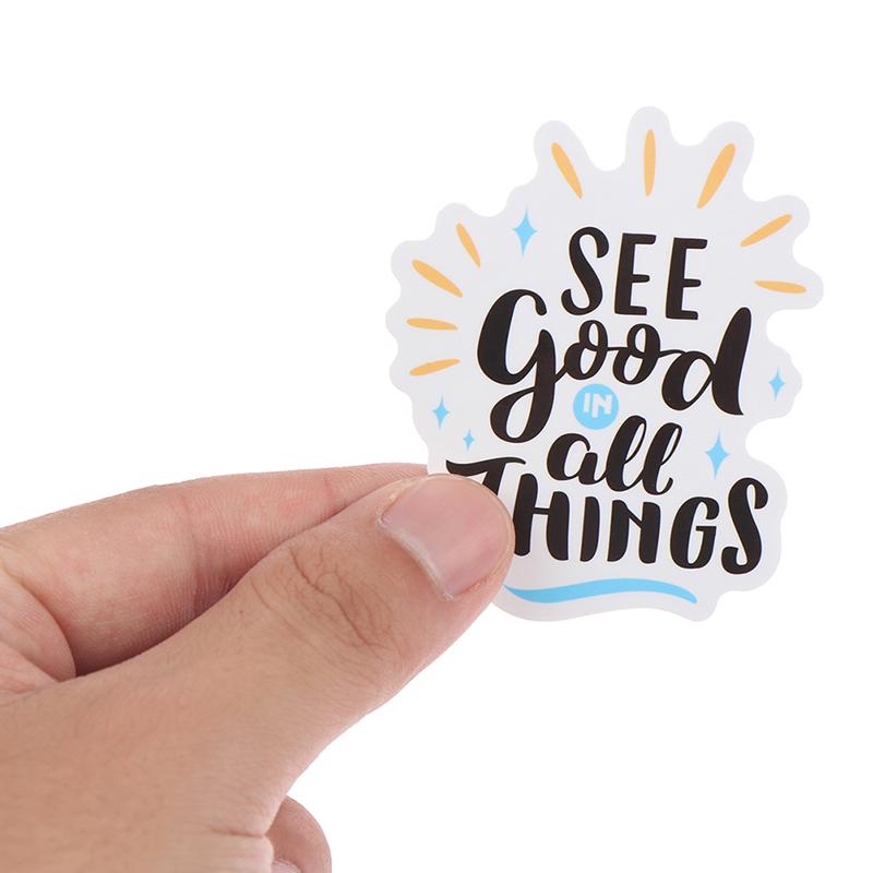 

50шт мотивационные фразы цитаты водонепроницаемые наклейки для ноутбука Diy скейтборд