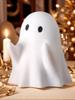 Halloween Ghost Pen Holder Funny Adorable Pencil Stand Halloween Ghost Figurine Desktop Organizer Indoor Spooky Home Decor Gifts