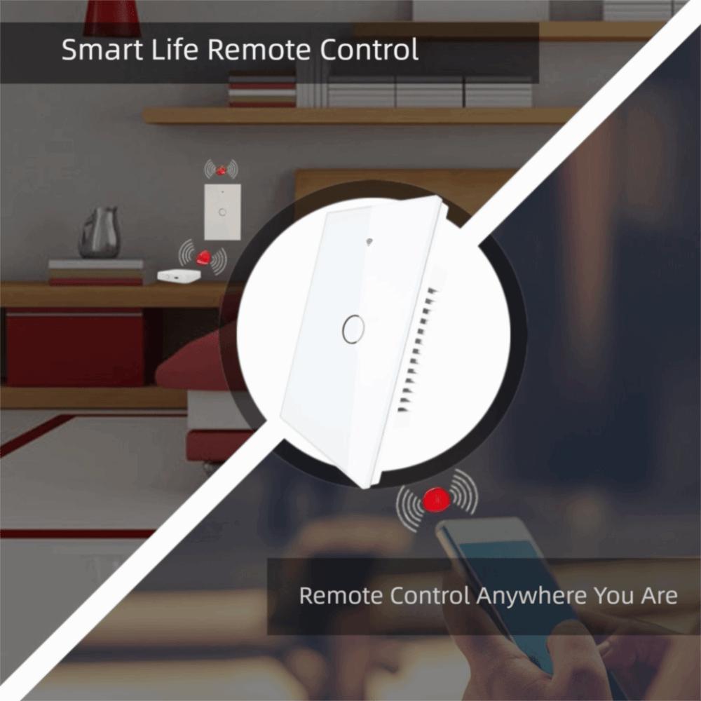 Touch Control Touch Sensor Switch US Plug LED Light Switches WiFi Smart Light Switch  Smart Home