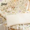 Easy Install Crib Protector Breathable Bumper Pad for Toddler Bed Soft Cotton Bed Rail Baby Shower Gift Newborns with Secure Straps Washable