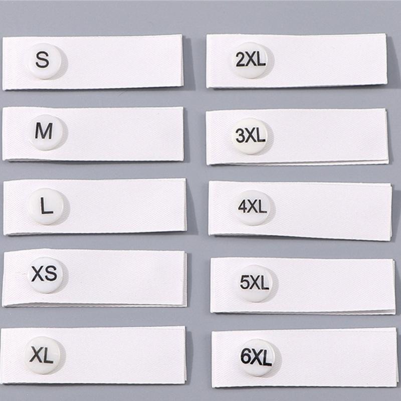 Sizes Change Accessory For Clothing Removable Washable Satins Fabric Label For Sewing And Fashion Designs