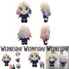 25cm Wednesday Addams Enid Sinclair Wolf Girl Plush Doll Stuffed Animal Toy