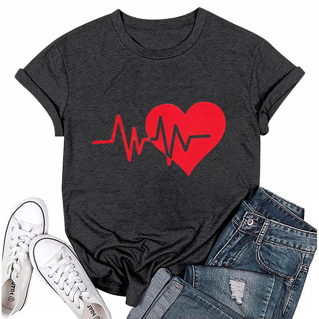 Ženy Krátký rukáv Pevné Sexy Roztomilé tričko Slim Fit Upnuté tričko Crop-Top