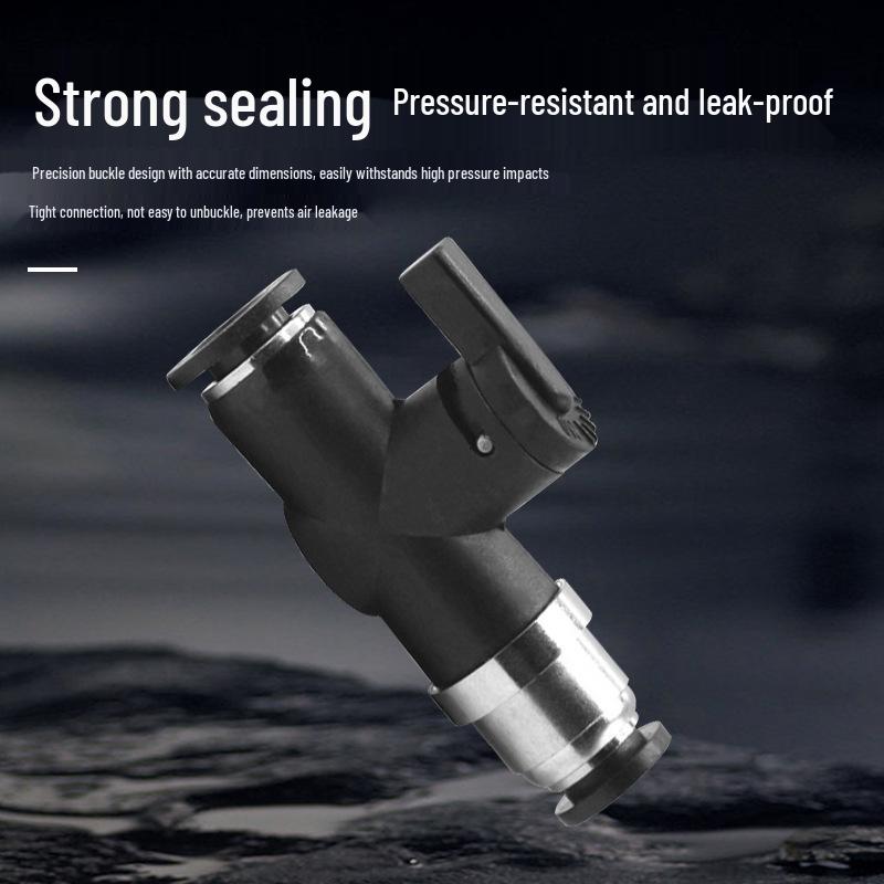 Micro Mini BVC/BVU Quick Connect Air Tube Pneumatic Hand Valve BVC6-M501