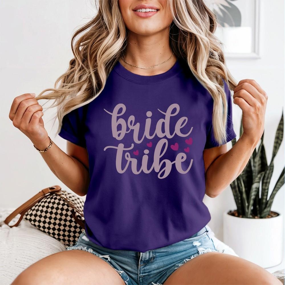 Bride Squad Unisexs T Shirt Bridesmaid The Bridal Team Bride Graphic Tee