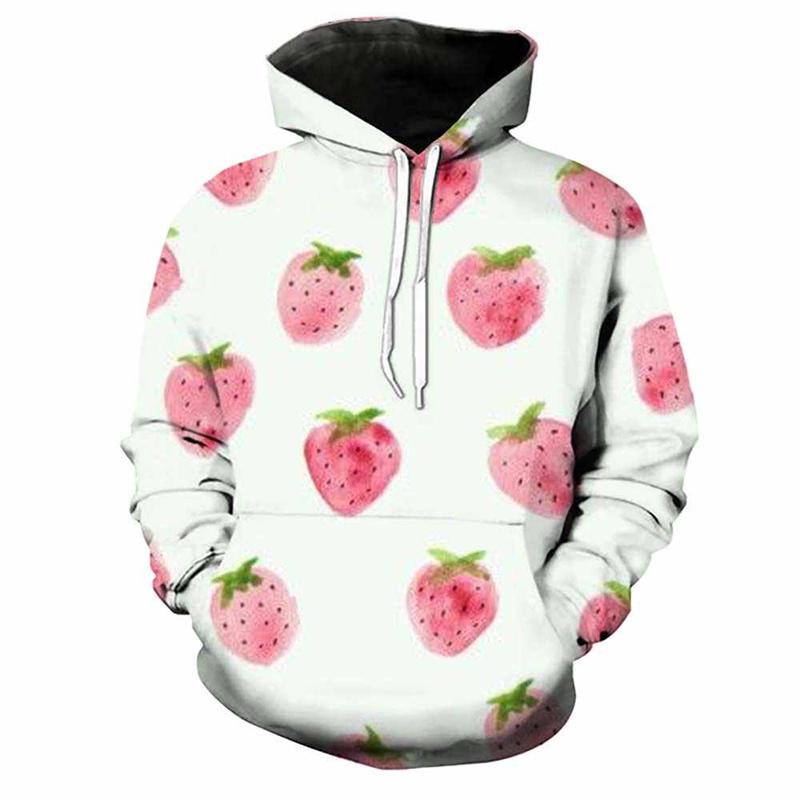 

3D Fruits Foods Printing Hoodies For Men Watermelon Graphic Hooded Sweatshirts Children Fashion Funny Pullovers Clothing 6XL
