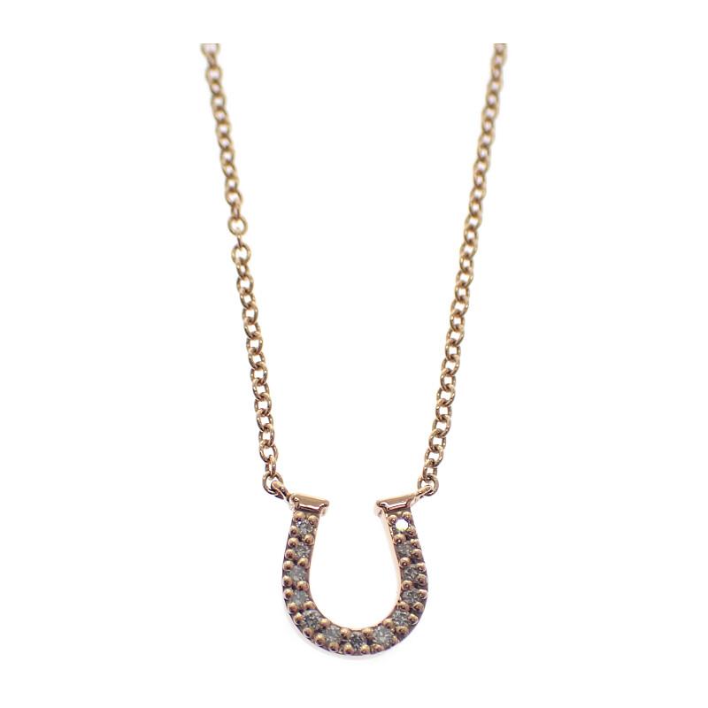 TIFFANY&Co. Necklace K18 Pink Gold/diamond Women
