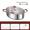 Jitian Jiang 304 Stainless Steel Double-Layer Steamer Pot
