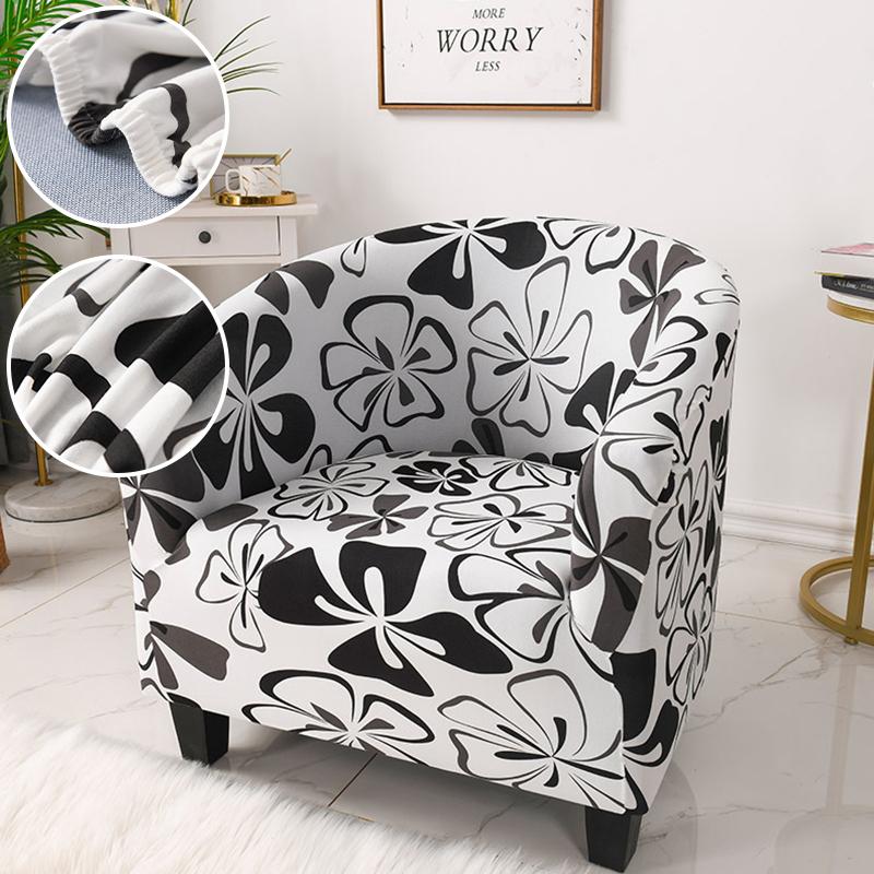 1Pc Armchair Stretch Sofa DIY Full Slipcover Elastic Chair Cover Smooth Polyester Fiber Single Seat