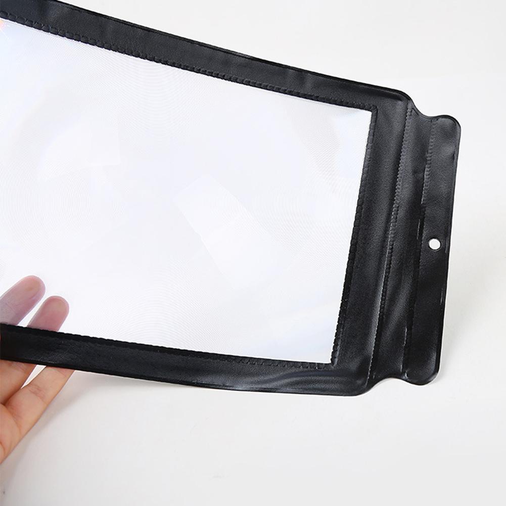 Handheld-Seitenlupe Tragbar 3X Lesezeichen Flache Lupe Flexible Lupe Blatt für ältere Menschen zum Lesen von Zeitungen