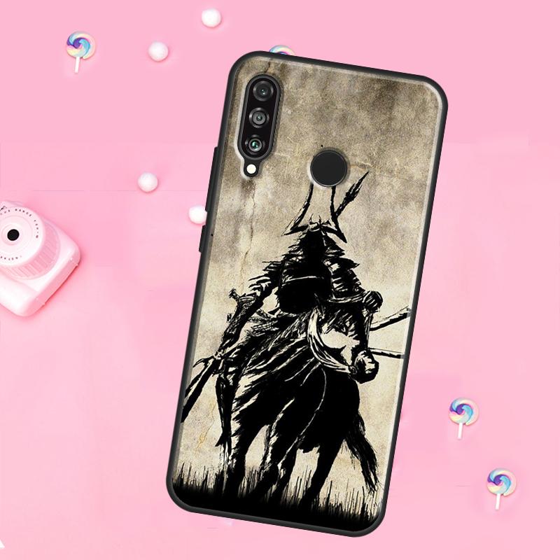 Samurai Fodral för Huawei Nova Y90 Y70 Y60 Y91 Y61 Y73 Y72 12s 12i 11i 8i 9 10 SE P40 Lite P60 P30 Pro