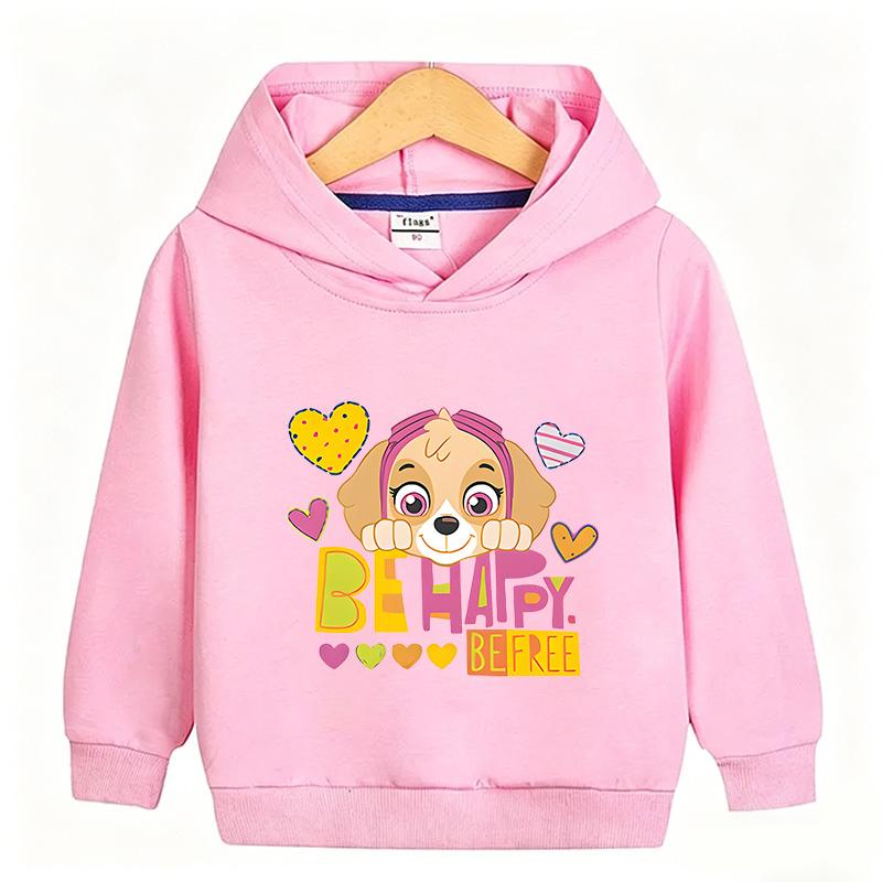 Skye Girls Hoodie Pullover Cartoon Children Hoodie Toddled Girls Teen Spring Autumn 4 To14 Y