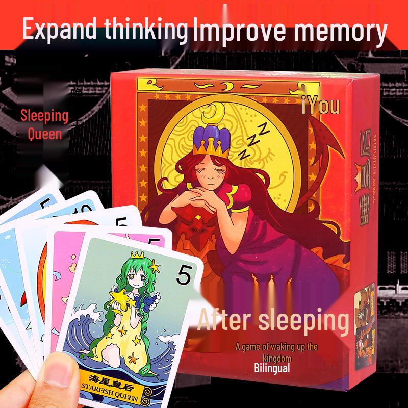 Sleeping Beauty Memory Game: Educational Card Toy for Children & Parents Sleeping Queen