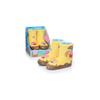 UAU! STUFF Brinquedos Peppa Pig Botas de Lama com Sons | Botas de Chuva Amarelas Interativas Vestíveis com Som e Música ativados ao Caminhar ou Correr |