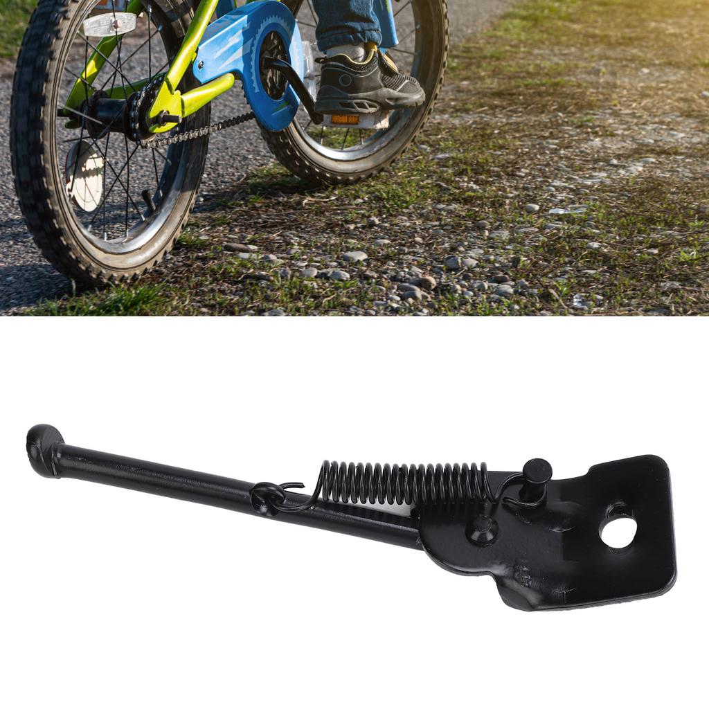 Kids Bike Kickstand High Strength Carbon Steel Stable Prevent Slip Side Support Stand