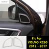 Voorste A-Stijl Audio Tweeter Luidspreker Geluidsframe Decoratieve Kap Trim Voor VOLVO XC60 2012 - 2017 Metalen Accessoires